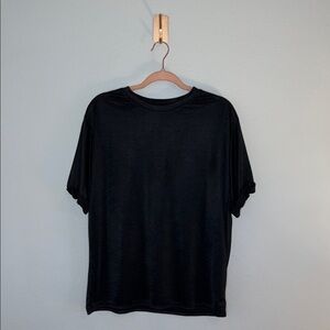 Cherish Silky Black Tee 🖤